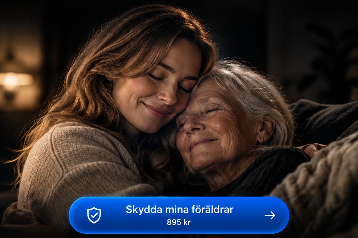 Mamma och dotter tillsammans i en trygg hemmiljö